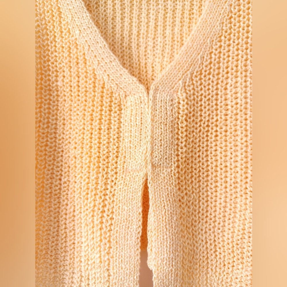 Edit By Nine Peach Knit Sleeveless Top/Vest - Picture 4 of 9